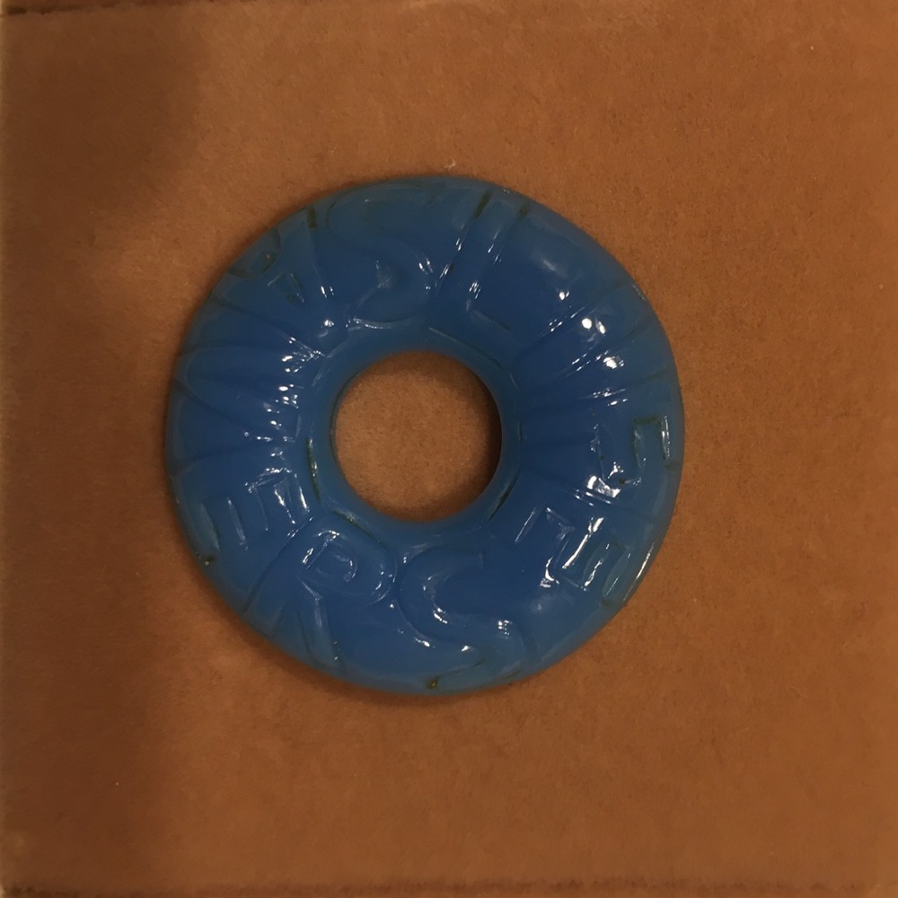 🍬 Blue Chalcedony “Life Saver” Pendant